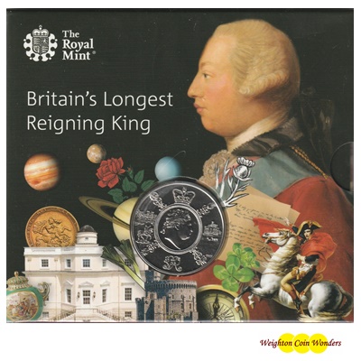 2020 BU £5 Coin Pack - Britain's Longest Reigning King